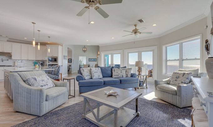 Ocean Springs Casa | 'Magnolia Beach House' de Ocean Springs en Pvt Beach!