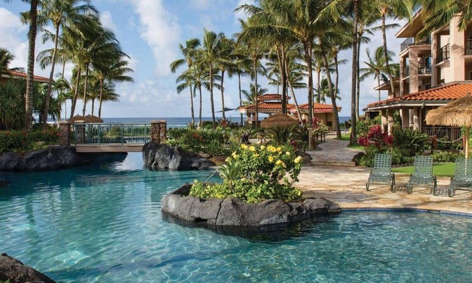 Poipu Complejo | Ocean View 2bdrm villa Marriott Waiohai Beach Club - Direct Resort Rentals