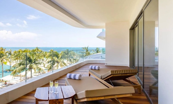 Playa Mujeres Hotel | VIP Access 💎 Ocean View Corner Suite ✨ Private Jacuzzi 🛁