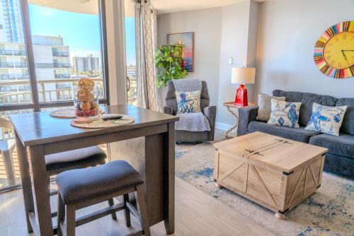 Myrtle Beach Chalet De Esquí | Ocean View Double Suite! Sleeps 4 Meridian Plaza 705
