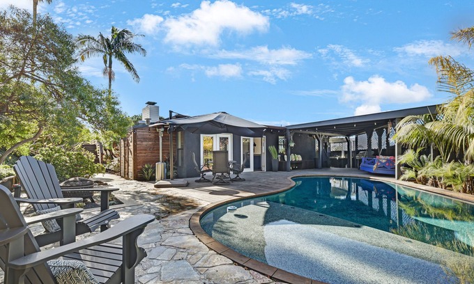 La Jolla Mesa Casa | OCEAN VIEW/Pool/Gourmet Kitchen/Outdoor Oasis near La Jolla! Sleeps 7 People!