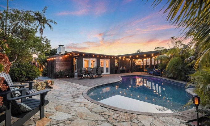 La Jolla Mesa Casa | OCEAN VIEW/Pool/Gourmet Kitchen/Outdoor Oasis near La Jolla! Sleeps 9 people!