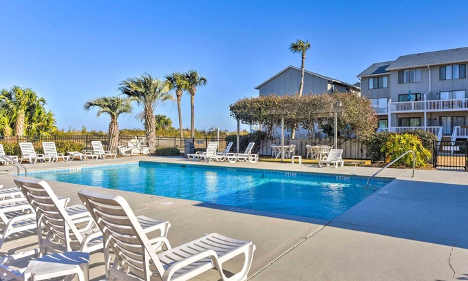 Oceanmarsh Subdivision Condominio | Ocean-View Saint Helena Island Condo - Pool Access