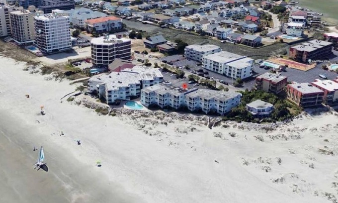 Ash Condominio | Ocean view Villas in Cherry Grove, Gated, Ground unit J1 in perfect location
