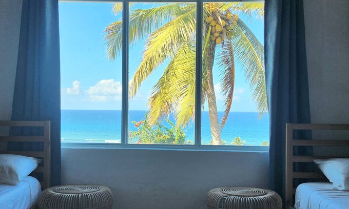Villa Borinquen Casa | Ocean View & walk 5 min to beach, Pool Table, Ping Pong, Arcade Games 5Bd-4 Bth