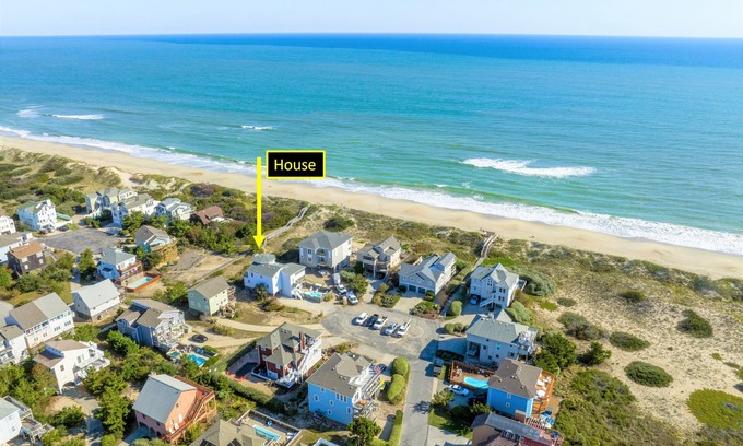 Ocean Sands Casa | Ocean Views at a Lower Price! Pool + HotTub + Beachfront
