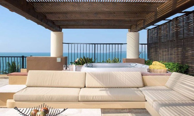 Flamingos Villa | Oceanfront 2-bedroom Villa Resort Flamingos Riviera Nayarit with AC and WiFi