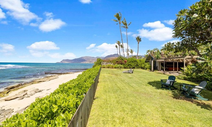 Maili Casa | Oceanfront 4BR Luxury | Pristine Yard + Views!