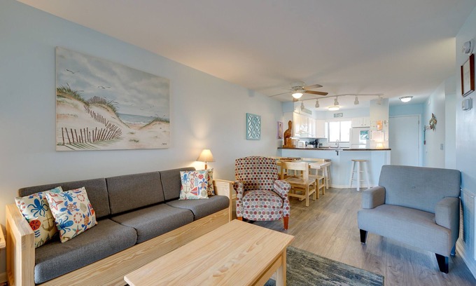 Wilmington Beach Condominio | NUEVO Condominio en la playa de Carolina del Sur frente al mar con piscina y vistas