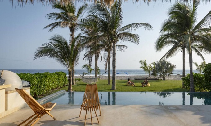 Barra de Colotepec Apartamento | Oceanfront Casa #2 part of Eco Villas La Flia