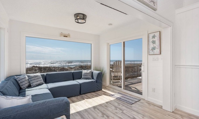 Hatteras Island Casa | Oceanfront charm, heated pool, hot tub, dog friendly, 4 bed 3.5 bath