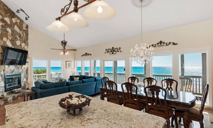 West Panama City Beach Condominio | ESQUINA (FINAL) CONDOMINIO DE LUJO FRENTE AL MAR, BALCÓN ALREDEDOR, VISTAS AL OESTE OCCIDENTAL