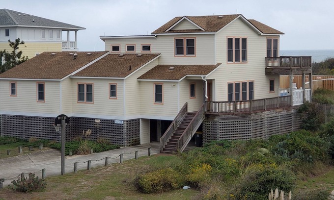 Whalehead Beach Casa | Oceanfront Corolla home with WiFI, private pool, hot tub, and foosball table!