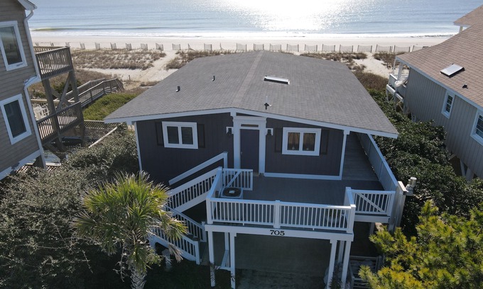 Supply Cabaña | Oceanfront Cottage with Great Views!