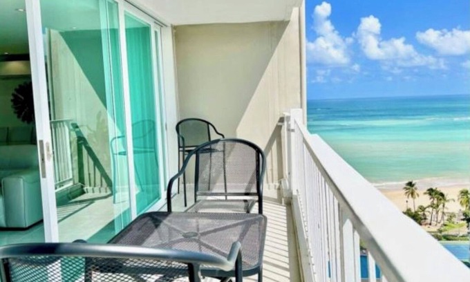 Isla Verde Condominio | Oceanfront Elegance with Ocean and Mountain Views