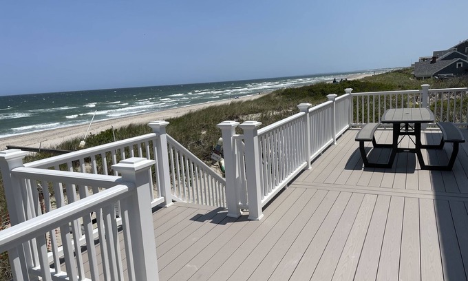 East Sandwich Casa | Inicio Oceanfront en la playa privada con vistas panorámicas al mar