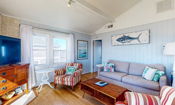 Frisco Casa | Oceanfront home w/elevator, private hot tub, shared pool, beach access, & WiFi