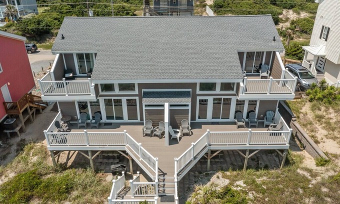 Emerald Isle Casa | Oceanfront home with breathtaking views, West!