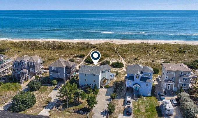 Waves Casa | Oceanfront home with private hot tub, outdoor pool, fireplace, & game room