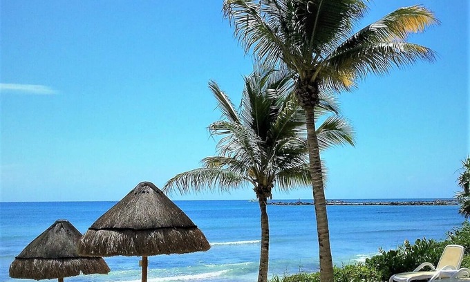 Puerto Aventuras Condominio | Frente al mar, de lujo 3br/ 3. 5 ter bis condominio en Pequeño, Complejo Privado