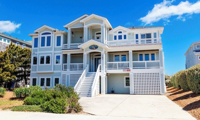 Carolina Dunes Casa | CD1, un gran lugar / frente al mar, 8 habitaciones, 7. 3 baños