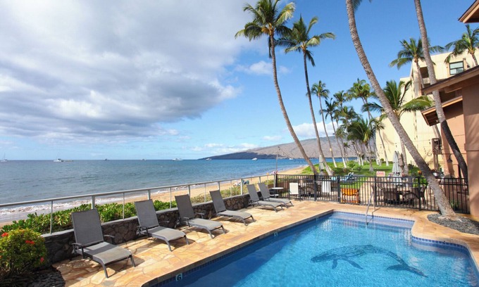Kihei Condominio | Kihei Sands Beachfront Condo B4 en la hermosa Sugar Beach de Maui!