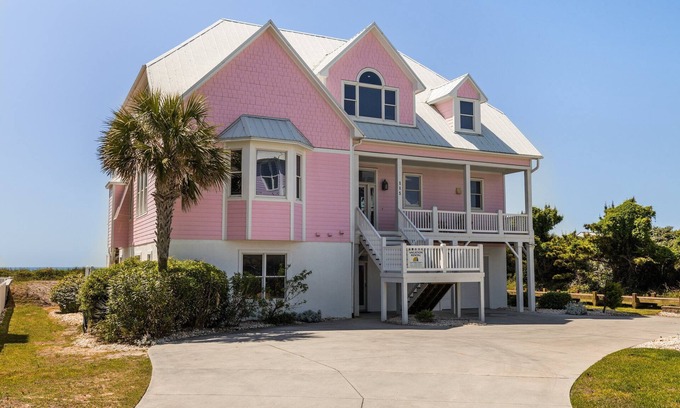 Emerald Isle Casa | Gran casa frente al mar con piscina privada