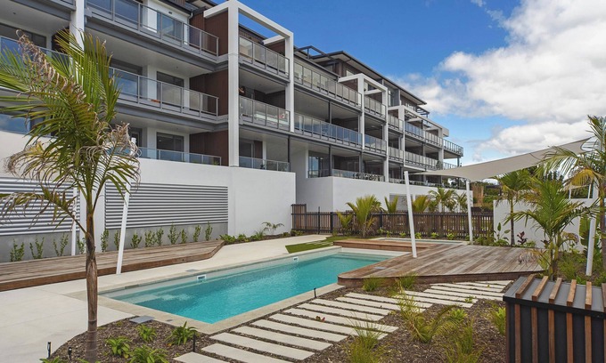 Tahunanui Apartamento | Oceanview Apartment with access to Spa pool and Swimming pools