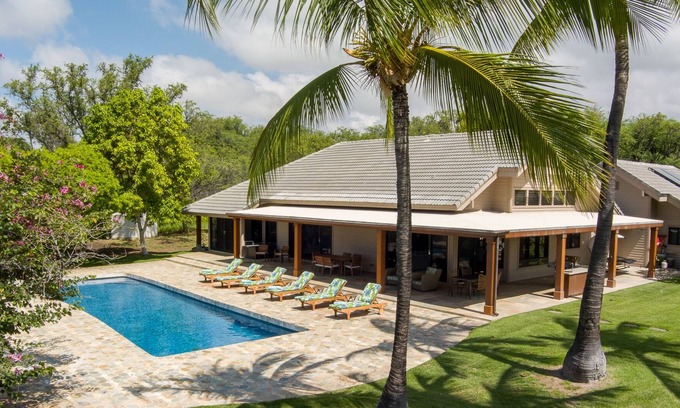 Kamuela Casa | Oceanview Estate w/ Pool/Spa, Tennis Court, Fitness Pavilion & AC: Olomana Hale