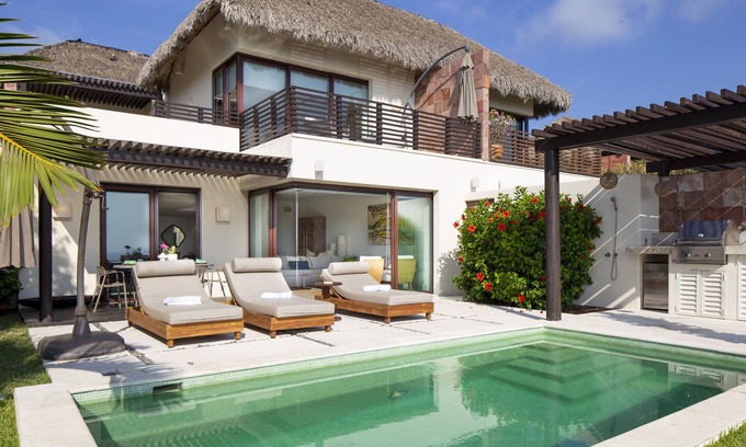 Punta de Mita Casa | Oceanview luxury villa at Porta Fortuna, Punta Mita - golf cart, pool & jacuzzi