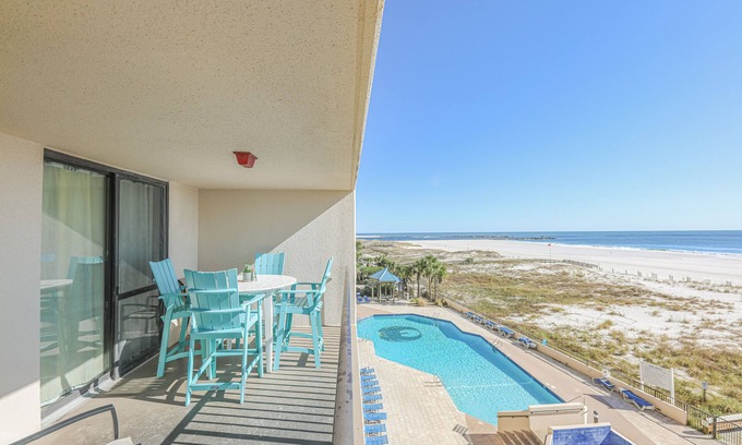 Orange Beach Condominio | Vista frente a la playa --- Phoenix East, 3er piso - Actualizado --- Tarifas bajas
