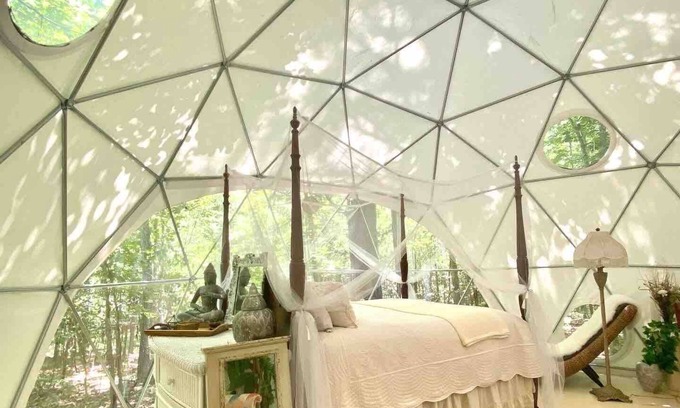 Lake Oconee Alquiler De RV | Peaceful retreat geo dome near lake Oconee