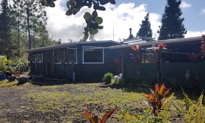 Ocean View Casa | Casa aislada con casi 100 plantas de frutas y verduras, cerca de playas de arena verde