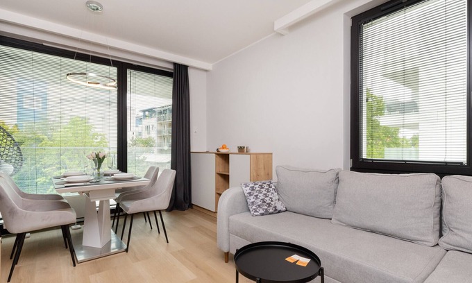 Karlikowo Apartamento | Okrzei 24 | Wifi, 2 Bedrooms, Balcony, Parking, Sopot