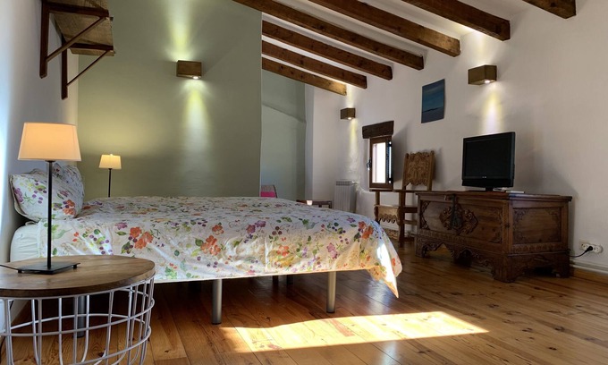 Zafra de Zancara Cabaña | Antigua Casa de Pedro Chicote (El saludo Al Sol) para 6/7personas