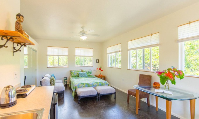 Puna Palisades Cabaña | Oliana Cottage - Leilani Pahoa - Alérgicos