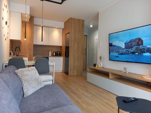 Zaspa Apartamento | OLii - Apartament z balkonem - AZW Gdańsk