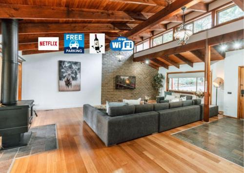 Olinda Apartamento | Olinda Nature Retreat 4 Bed 3Bth House Fire, Bath