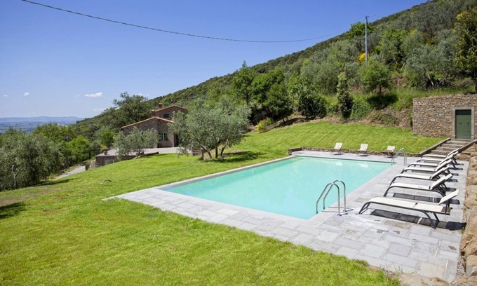 Cortona Villa | Olivetani - Seis Habitaciones Villa, Capacidad 11