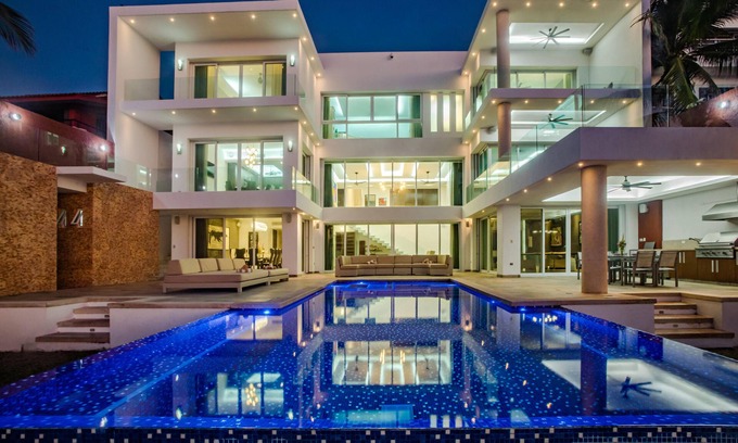 San Miguel Casa | Olympus Home - Luxury Oceanfront House w/Private Pier + Pool