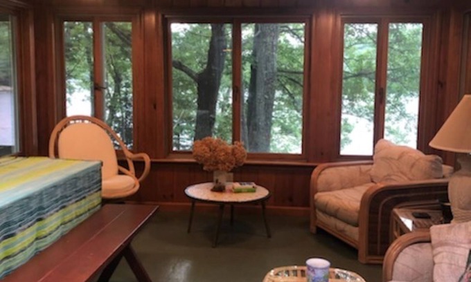 New Durham Casa | On Merrymeeting Lake - Cottage with Private Beach and Lakeside Deck