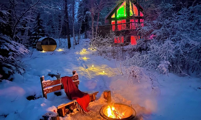 Chute-Saint-Philippe Cabina | On the lake / sauna, spa, boat