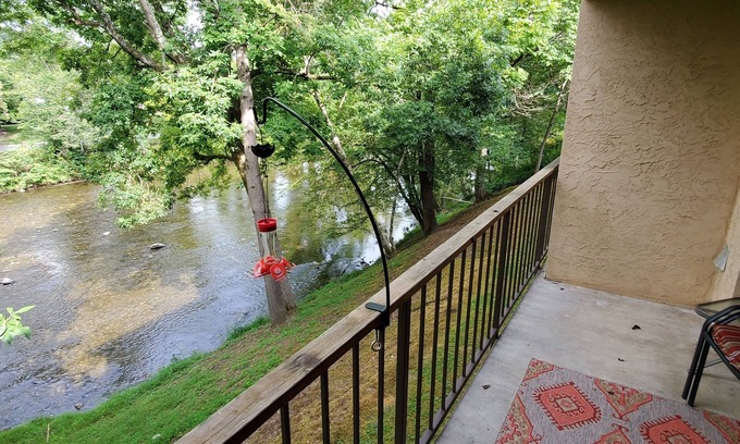 Townsend Casa | On the Little River in the heart of Townsend, with a beautiful view!