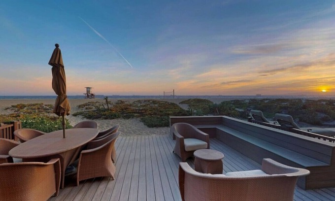 Sunset Beach Casa | Frente a la playa 3 dormitorios sur de California para 8 personas