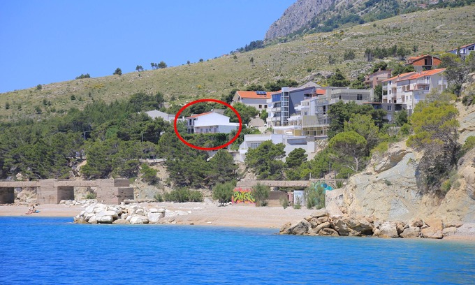 Lokva Rogoznica Apartamento | Apartamento de una habitación en la playa Lokva Rogoznica, Omis (A-2762-b)