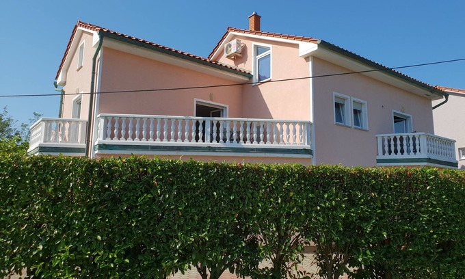 Soline Apartamento | Apartamento de una habitación con un balcon Soline, Krk (A-19324-b)