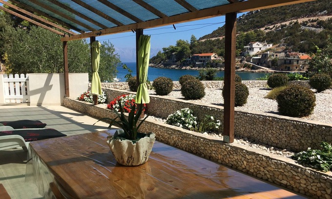 Jelsa Apartamento | Apartamento de una habitación en la playa Bahía Prapatna, Hvar (A-5704-e)