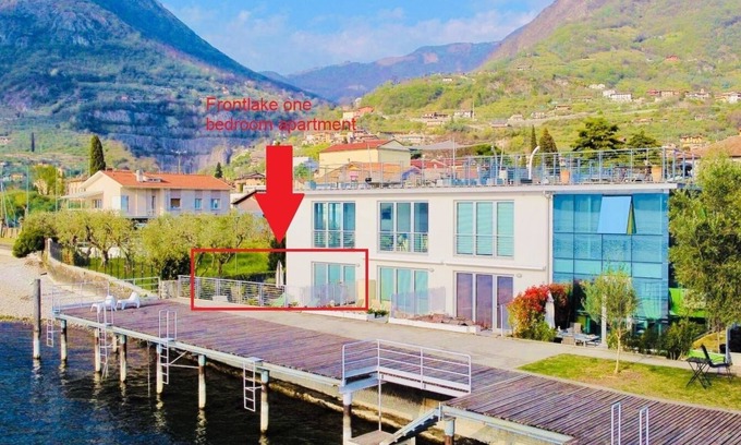 Marone Apartamento | Apartamento de 1 dormitorio con vistas al lago jardín y vistas panorámicas
