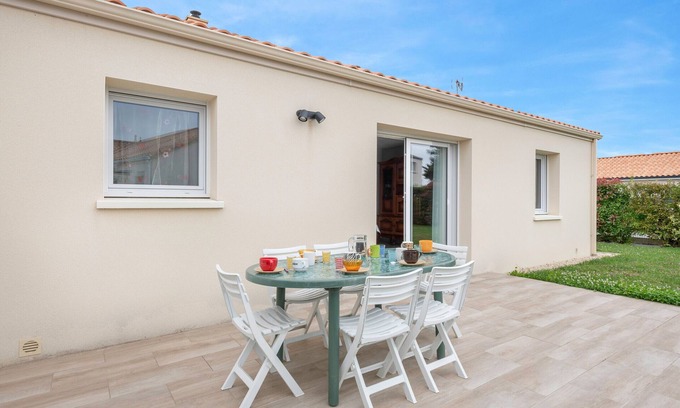 La Plaine-sur-Mer Chalet De Esquí | Casa de una sola planta - zona tranquila para seis personas