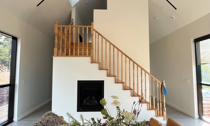 Cape Breton Regional Municipality Cabaña | Open Modern Cottage with Fabulous View Short walk to the beach very private